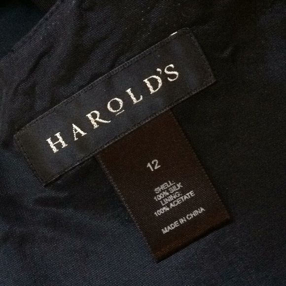 Vintage Harold's silk dress - Picture 7 of 10